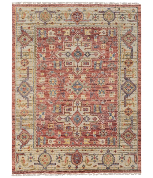 Feizy Fillmore RUST/BEIGE FIL69CKF 9 ft. X 12 ft. Rectangle Rug
