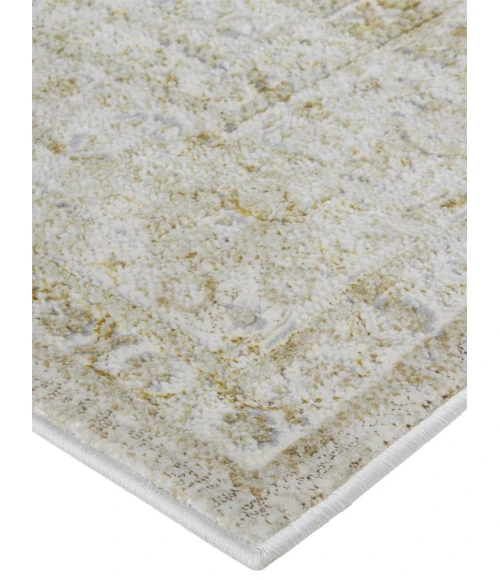 Feizy Aura Classic Oriental, Ivory/Gold, 8' x 10' Area Rug