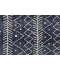 Feizy Colton Moroccan Geometric, Blue/Ivory, 9'-6" x 13'-6" Area Rug