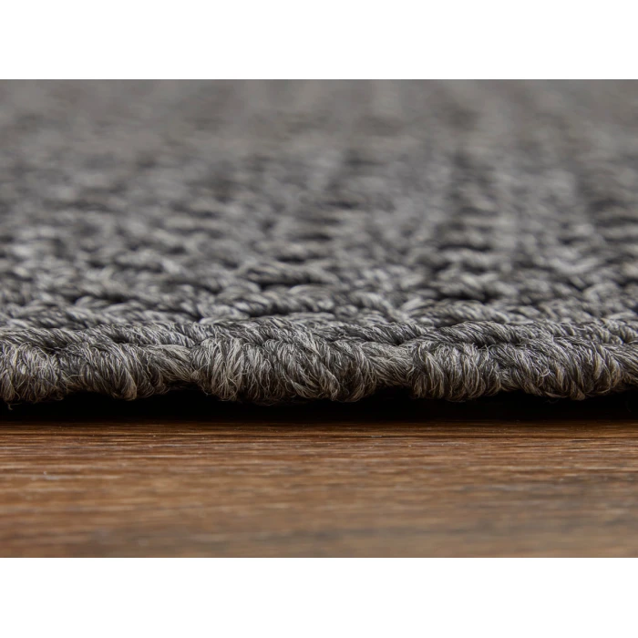 Feizy Tito GRAY TTO0826F 5 ft. X 8 ft. Rectangle Rug