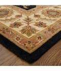 Feizy Wagner Classic Oriental, Black/Gold/Tan, 5' x 8' Area Rug