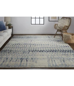 Feizy Palomar 6631F BLUE Area Rug 8 ft. 6 in. X 11 ft. 6 in. Rectangle