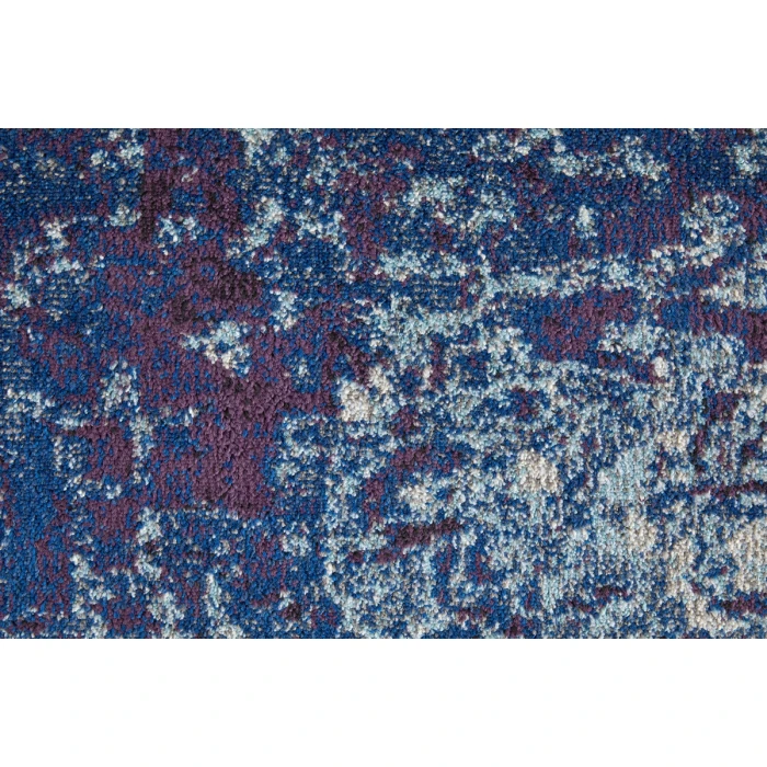 Feizy Edgemont Casual Abstract, Blue/Purple/Ivory, 10' x 14' Area Rug