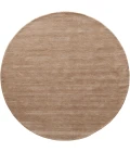 Feizy Luna Tan/Brown 5798049F 8ft. x 8ft. Round Round Rug Rug