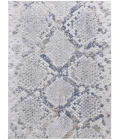 Feizy Laina Global Trellis & Lattice, Silver/Gray/Blue, 12' x 15' Area Rug