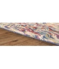 Feizy Torina Bohemian & Eclectic Abstract, Blue/Purple/Ivory, 9'-6" x 12'-7" Area Rug