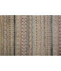 Feizy Payton Global Stripes, Tan/Orange/Blue, 9'-6" x 13'-6" Area Rug