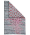 Feizy Cosmo Casual Watercolor, Red/Gray/Ivory, 9'-6" x 13'-6" Area Rug