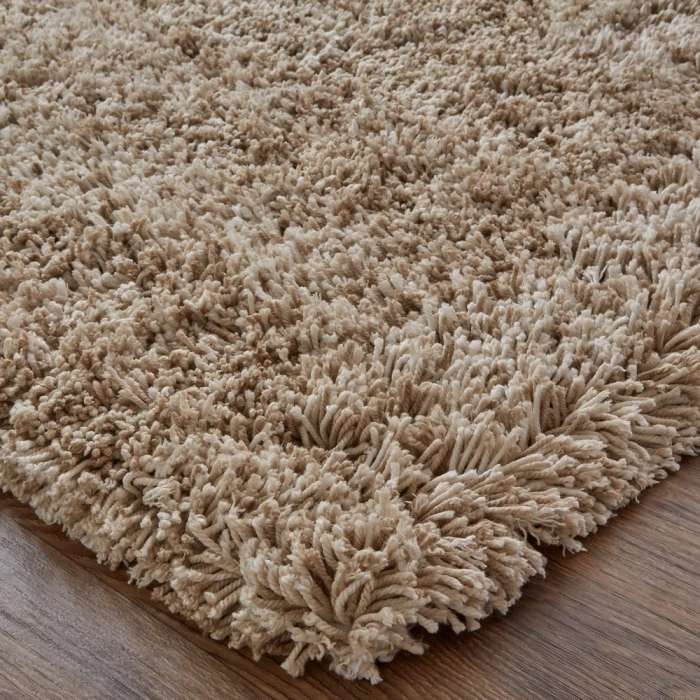 Feizy Stoneleigh Luxury & Glam Solid, Tan/Ivory, 2' x 3' Accent Rug