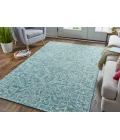 Feizy Belfort Vintage Medallion, Blue/Ivory/Green, 12' x 15' Area Rug
