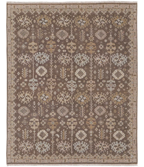 Feizy Corbitt Classic Oriental, Brown/Ivory, 3'-6" x 5'-6" Area Rug