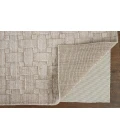 Feizy Redford Minimal Viscose Rug, Beige, 9' x 12' Area Rug