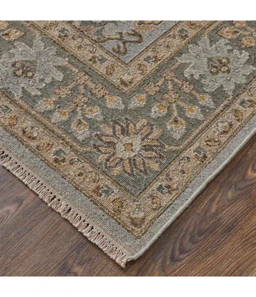 Feizy Corbitt Classic Oriental, Blue/Gold/Gray, 8'-6" x 11'-6" Area Rug
