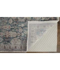 Feizy Marquette Bohemian & Eclectic Medallion, Blue/Ivory, 2'-8" x 10' Runner