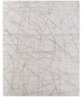Feizy Whitton Casual Abstract, Ivory/Gray, 9' x 12' Area Rug