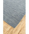 Feizy Luna Casual Solid, Gray/Blue, 10' x 10' Round Rug