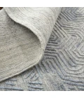 Feizy Elias Casual Abstract, Gray/Blue, 2'-9" x 8' Runner