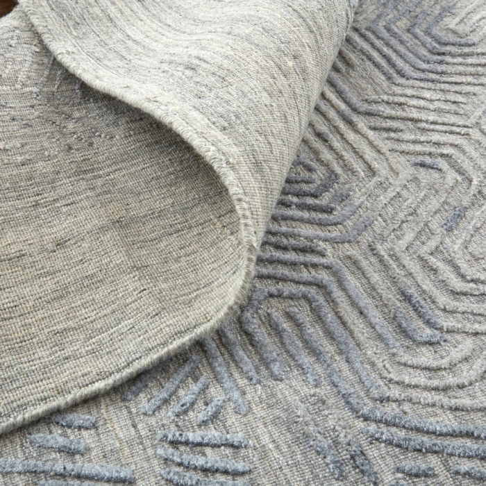 Feizy Elias Casual Abstract, Gray/Blue, 2'-9" x 8' Runner