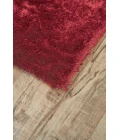 Feizy Indochine Luxury & Glam Solid, Red, 8' x 8' Round Rug