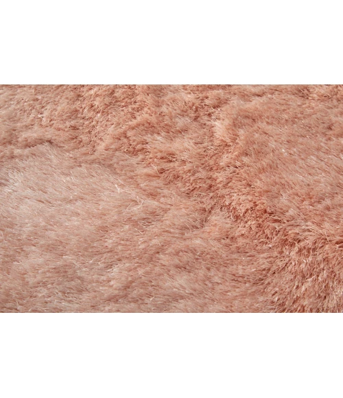 Feizy Indochine Luxury & Glam Solid, Pink, 8' x 8' Round Rug