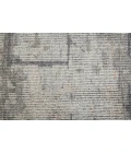 Feizy Alford Minimalist Eyelash Wool Rug, Light Gray/Brown, 7ft-9in x 9ft-9in Area Rug