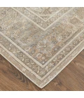 Feizy Celene Vintage Medallion, Tan/Brown/Ivory, 3'-9" x 5'-7" Accent Rug