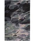 Feizy Amira Contemporary Watercolor Rug, Iceberg Green/Mist Blue, 2ft x 3ft Area Rug