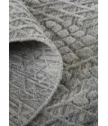 Feizy Elias Abstract Crosshatch Rug, Gray/Sage/Ice Green, 5ft x 8ft Area Rug