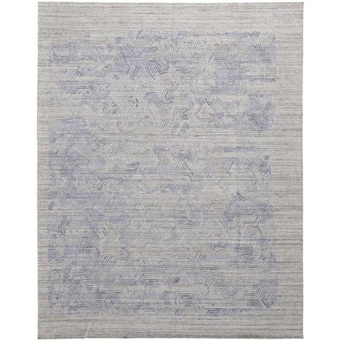 Feizy Elias Over Tufted Space Dyed Rug, Light Blue/Gray, 5ft x 8ft Area Rug