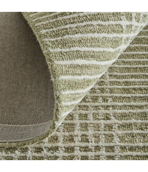 Feizy Winston Green/Ivory WNS8B04F 5ft. x 8ft. Rect. Rug