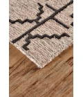Feizy Enzo Global Geometric, Black/Taupe/Gray, 9'-6" x 13'-6" Area Rug