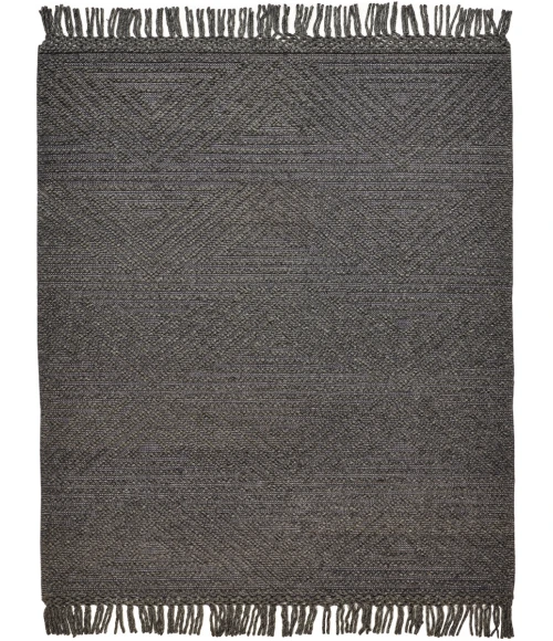Feizy Phoenix Farmhouse Geometric, Gray, 7'-9" x 9'-9" Area Rug