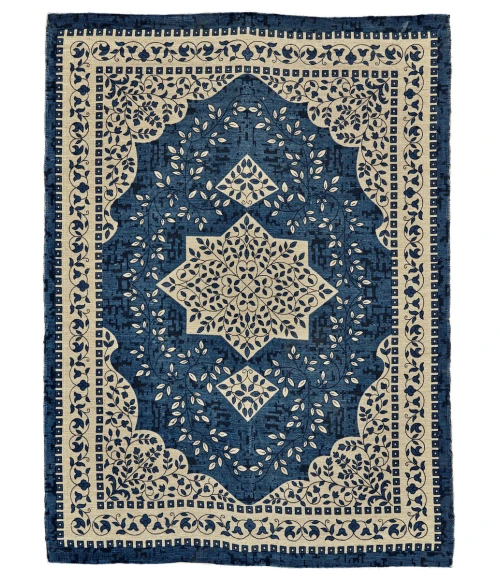 Feizy Parkside DENIM A27I0530 5 ft. X 8 ft. Rectangle Rug