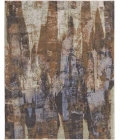 Feizy Clio Casual Abstract, Brown/Blue/Ivory, 3'-10" x 6' Accent Rug