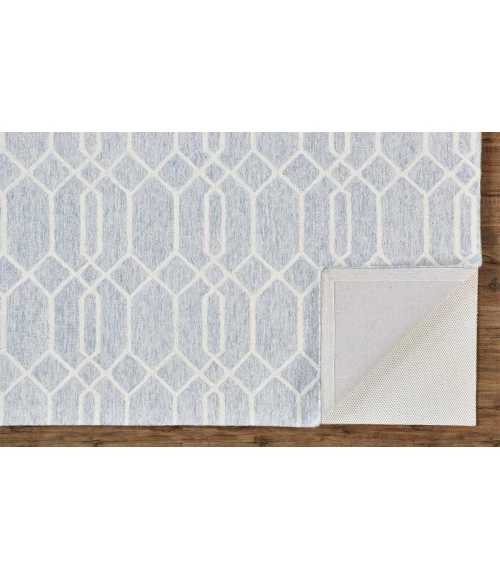 Feizy BELFORT 8777F IN BLUE/GRAY 8' x 10' Area Rug