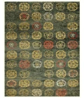 Feizy Qing Casual Floral & Botanical, Yellow/Green/Orange, 8'-6" x 11'-6" Area Rug