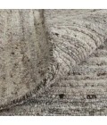 Feizy Navaro Scandinavian Abstract, Gray/Ivory/Taupe, 2'-6" x 10' Runner