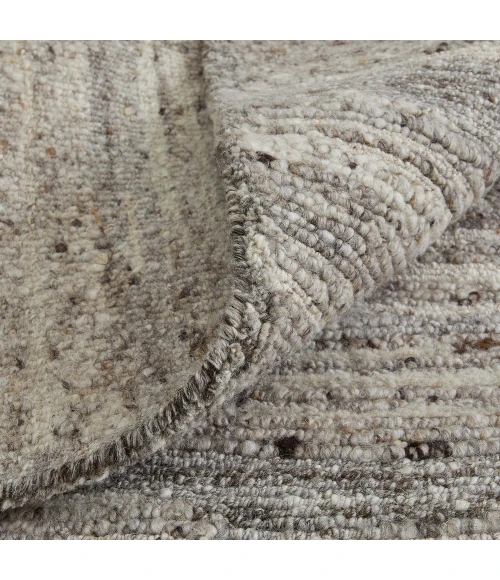 Feizy Navaro Scandinavian Abstract, Gray/Ivory/Taupe, 2'-6" x 10' Runner