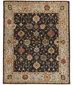 Feizy Carrington 6500F CHARCOAL/LIGHT BLUE Area Rug 9 ft. 6 in. X 13 ft. 6 in. Rectangle