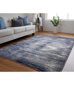 Feizy Indio 39GXF NAVY/BLUE Area Rug 3 ft. 11 in. X 6 ft. Rectangle