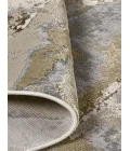 Feizy Aura GOLD/GRAY AUR3737F 5 ft. X 7 ft. Rectangle Rug