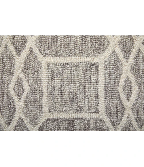 Feizy Rhett Classic Trellis & Lattice, Taupe/Ivory/Gray, 8' x 10' Area Rug