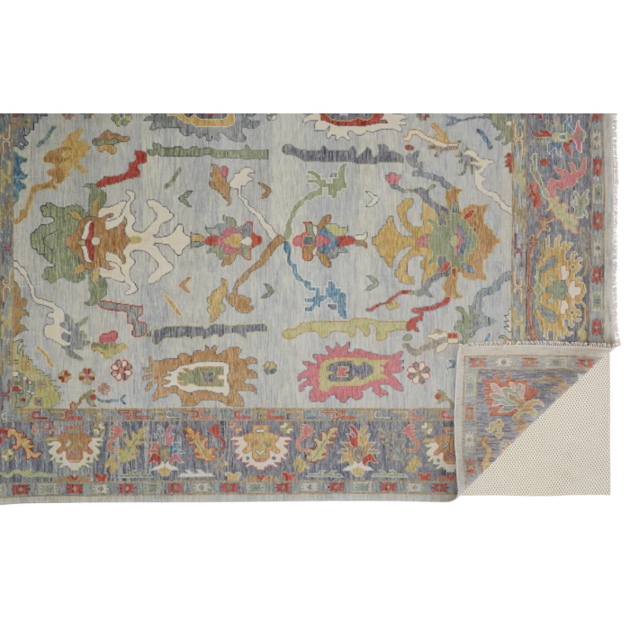 Feizy Karina Persian, Blue/Gray/Gold, 2'-6" x 8' Runner