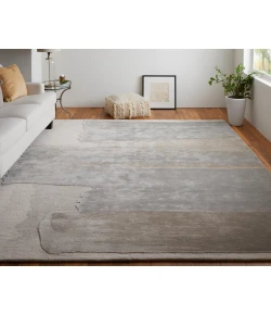Feizy Anya 8921F GRAY/IVORY Area Rug 2 ft. X 3 ft. Rectangle