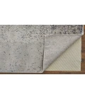 Feizy Astra Industrial Abstract, Ivory/Blue, 12' x 15' Area Rug