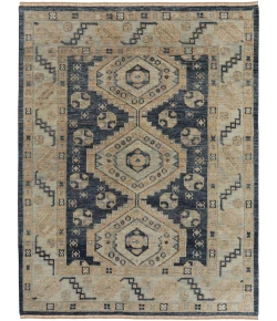 Feizy Fillmore 6943F BLUE/IVORY Area Rug 8 ft. X 8 ft. Round