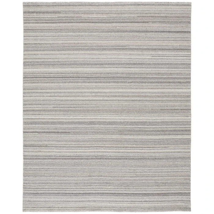 Feizy Keaton Handmade Striped Wool Rug, Neutral Tan/Ivory, 5ft x 8ft Area Rug