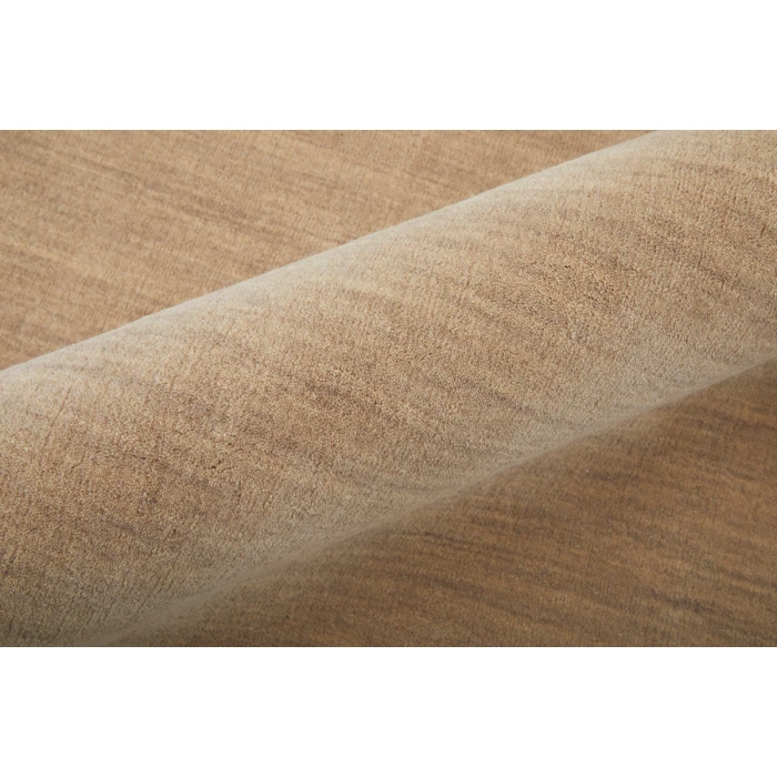 Feizy Luna Casual Solid, Tan, 10' x 10' Round Rug