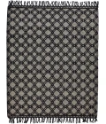 Feizy Phoenix Farmhouse Diamond, Black/Ivory, 7'-9" x 9'-9" Area Rug