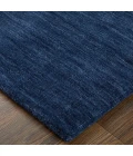 Feizy Luna Casual Solid, Blue, 9'-6" x 13'-6" Area Rug